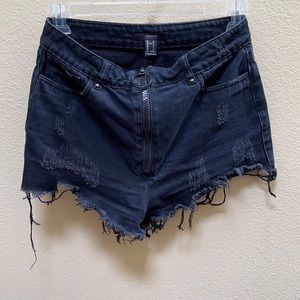 FOREVER 21 HIGH WAISTED BOOTY SHORTS